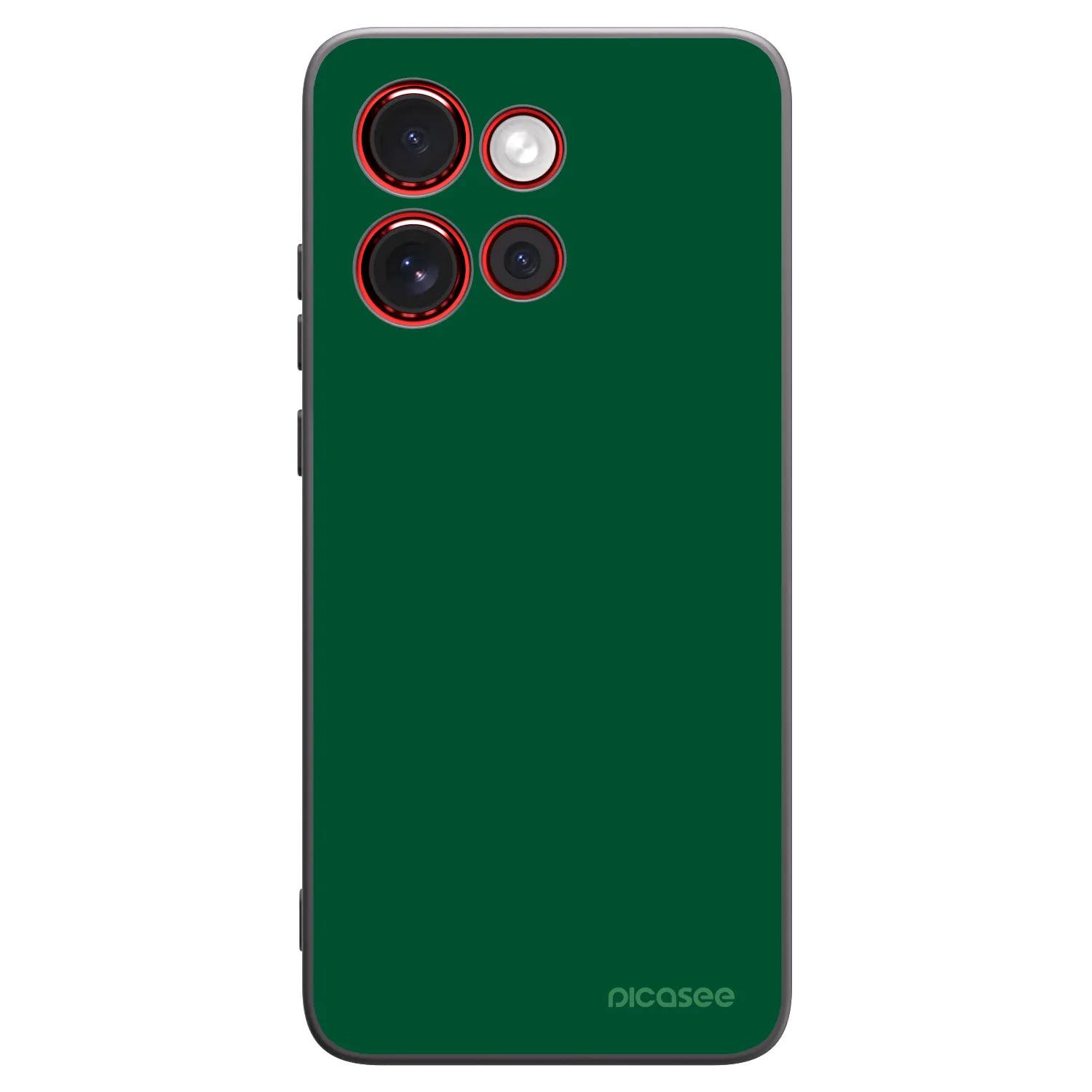 Picasee silikonski črni ovitek za Motorola Edge 60 Neo 5G - Green Gleam