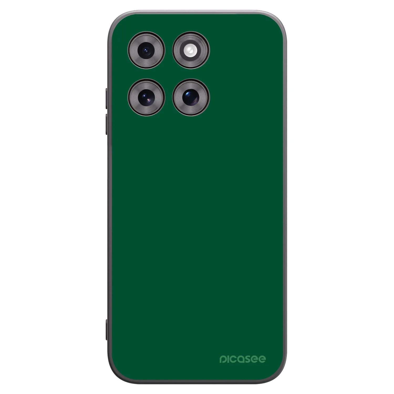 Picasee silikonski črni ovitek za Motorola Moto G77 - Green Gleam