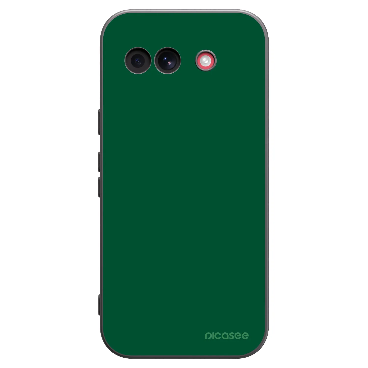 Picasee silikonski črni ovitek za Google Pixel 10a - Green Gleam