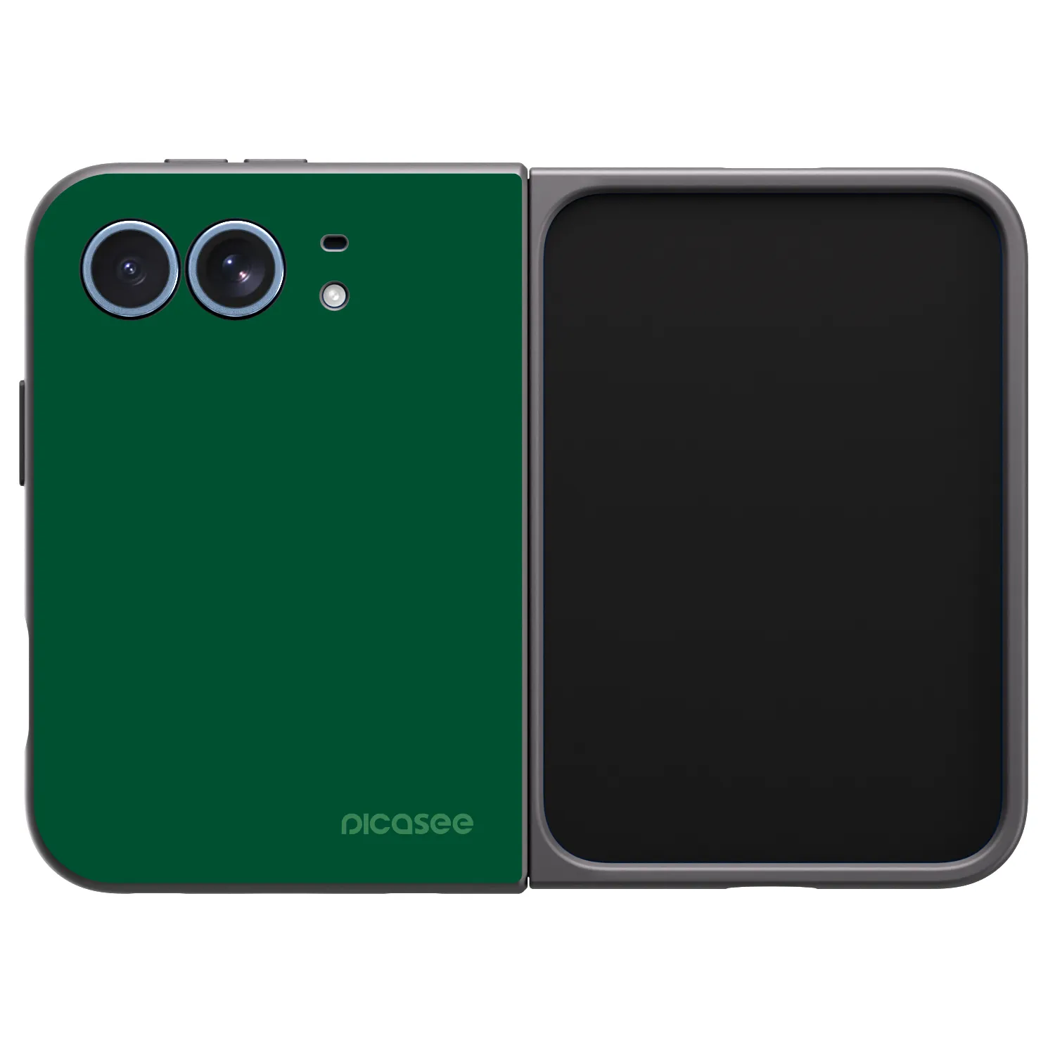 Picasee silikonski črni ovitek za Apple iPhone Duo - Green Gleam