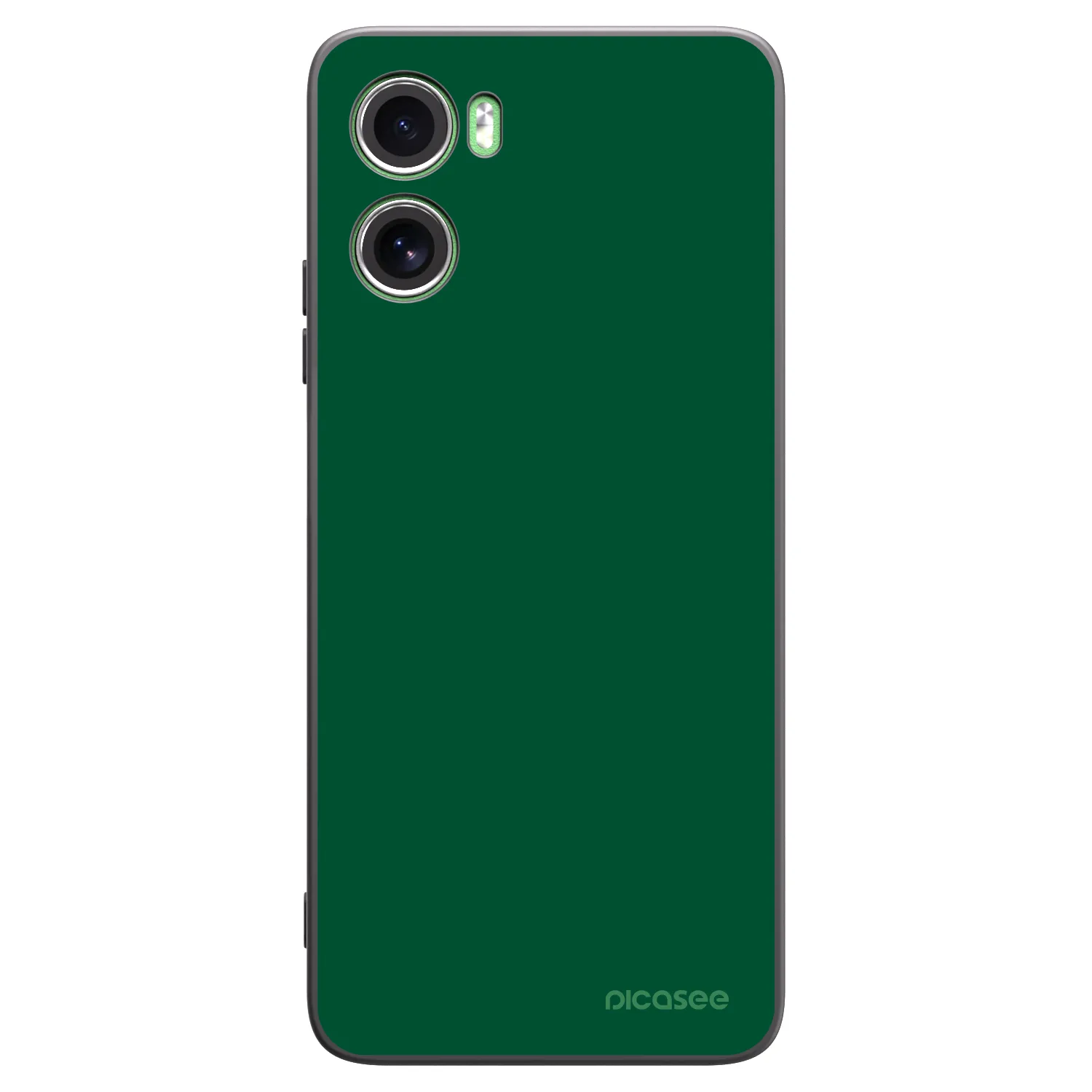 Picasee silikonski črni ovitek za Motorola Moto G06 - Green Gleam