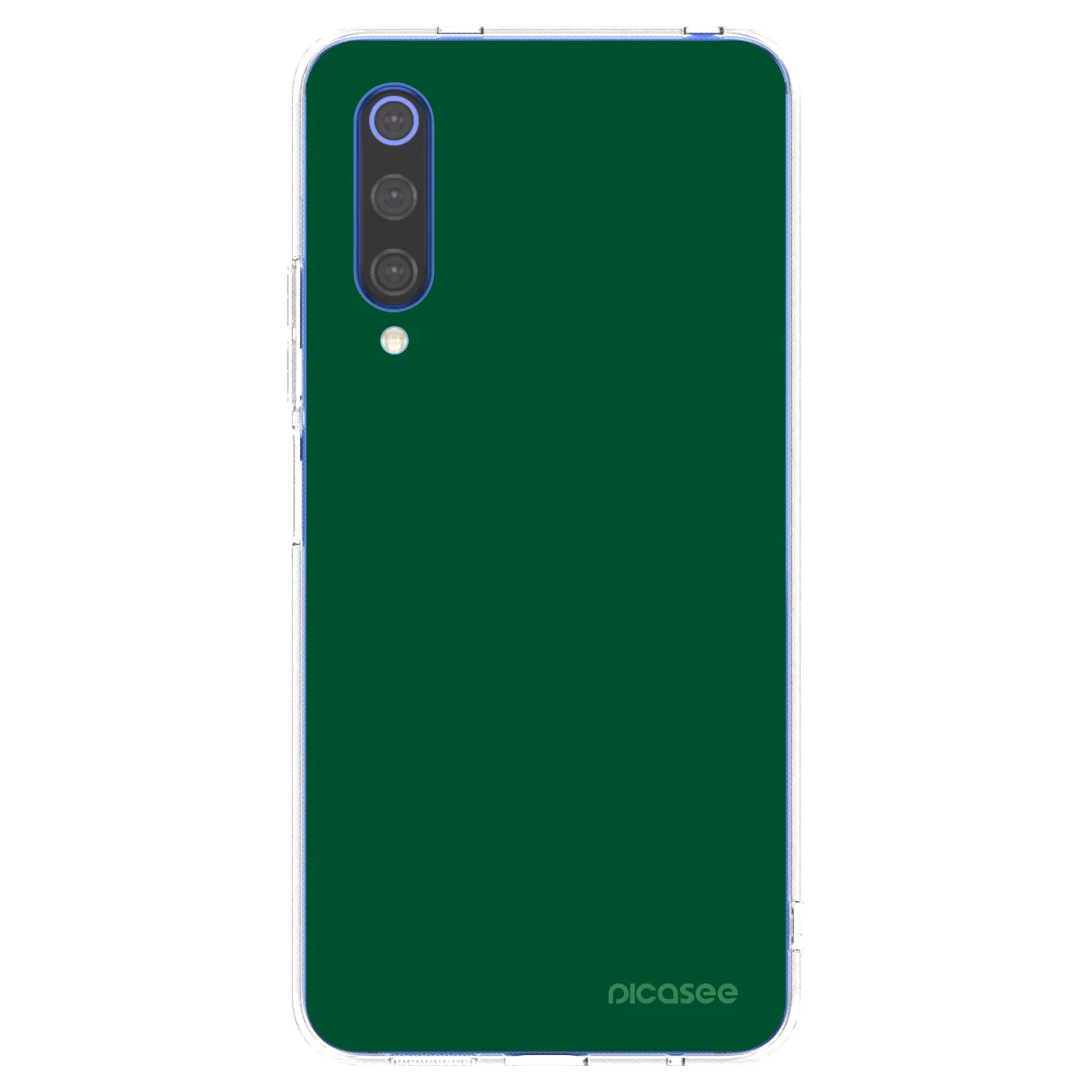 Picasee silikonski prozorni ovitek za Xiaomi Mi 9 SE - Green Gleam