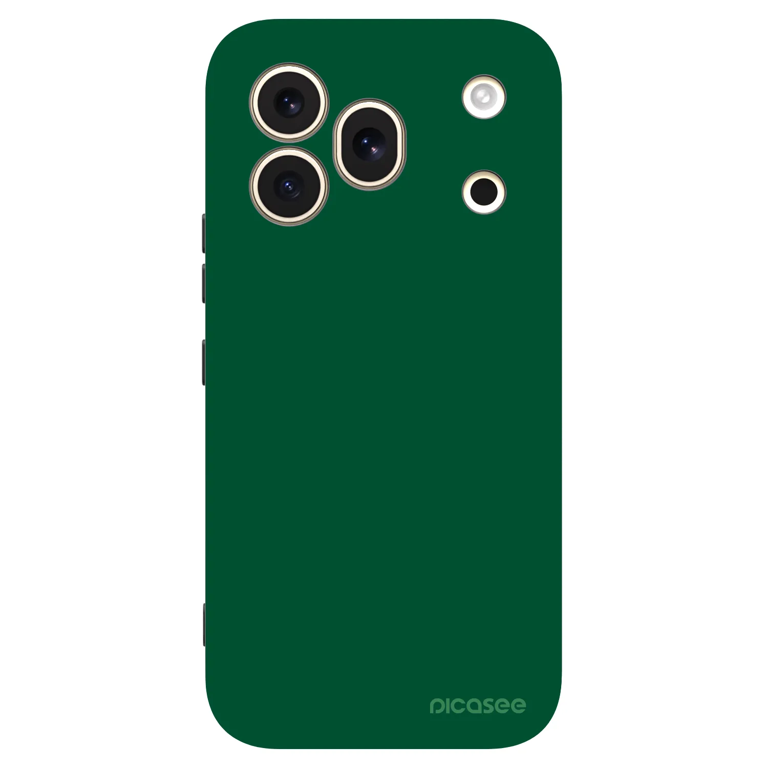 Picasee silikonski črni ovitek za Honor 600 Pro - Green Gleam