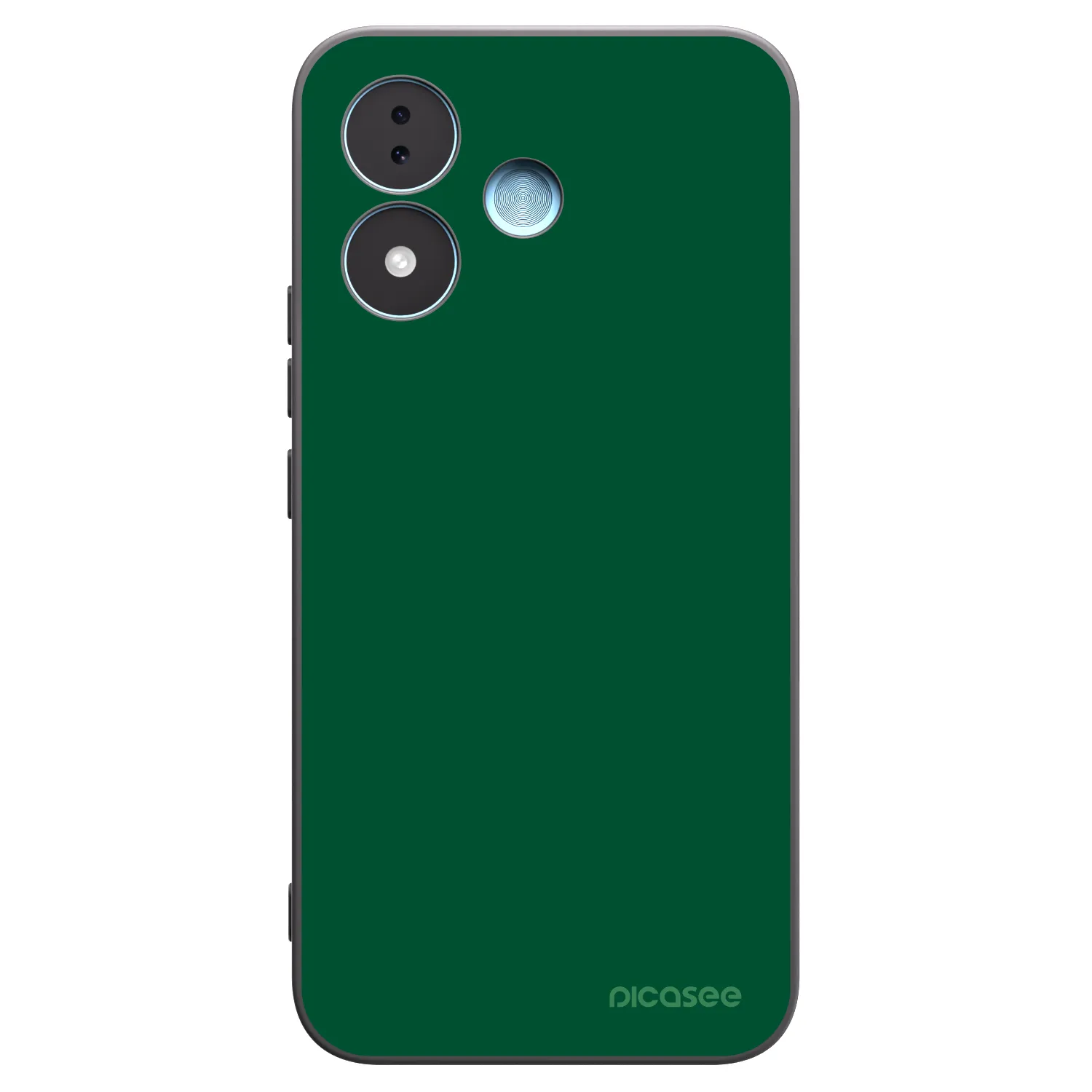 Picasee silikonski črni ovitek za Xiaomi Redmi Note 17 5G - Green Gleam