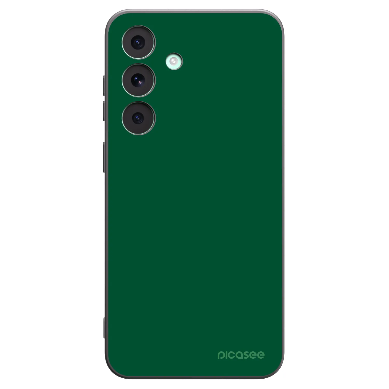 Picasee silikonski črni ovitek za Samsung Galaxy S26 FE - Green Gleam