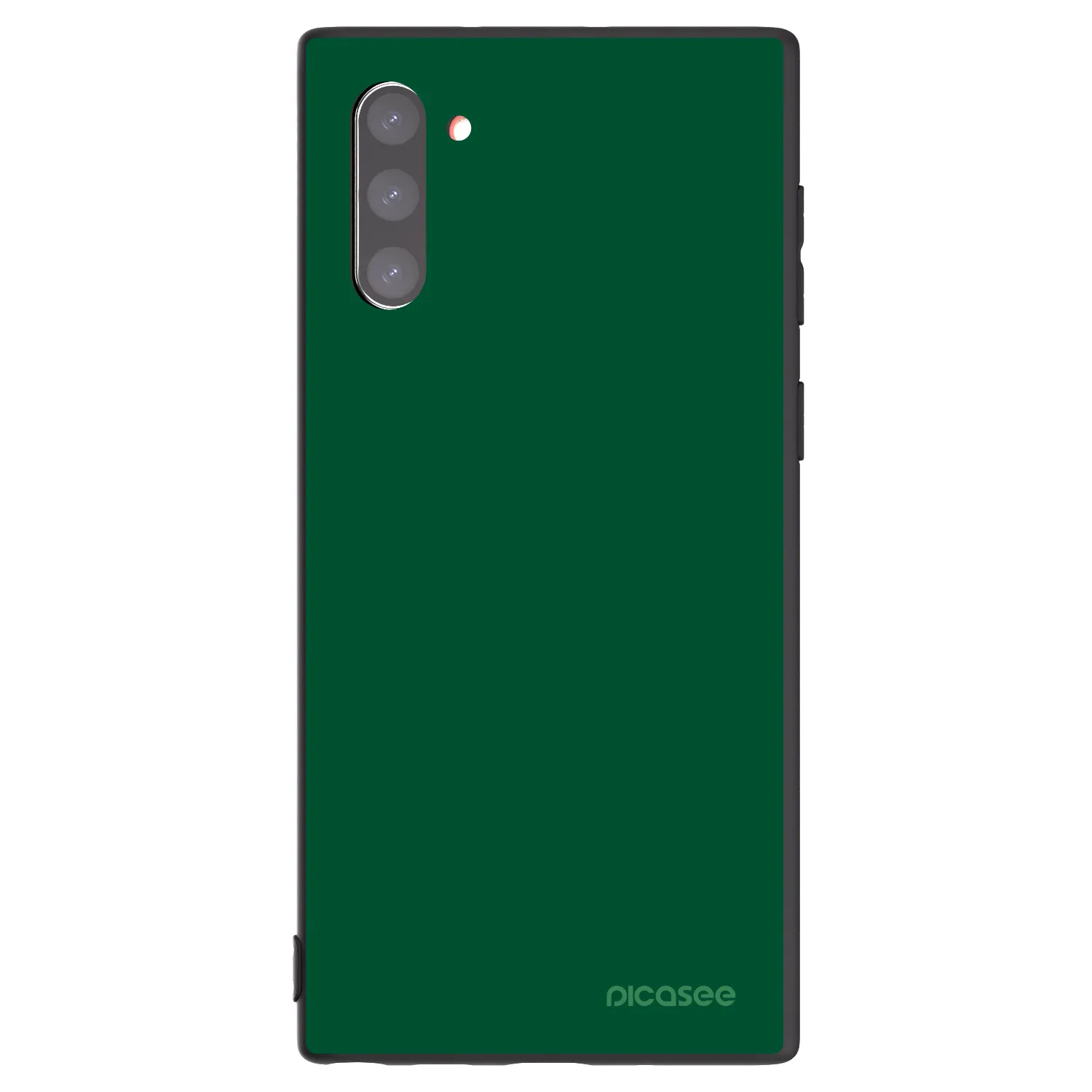 Picasee silikonski črni ovitek za Samsung Galaxy Note 10 N970F - Green Gleam