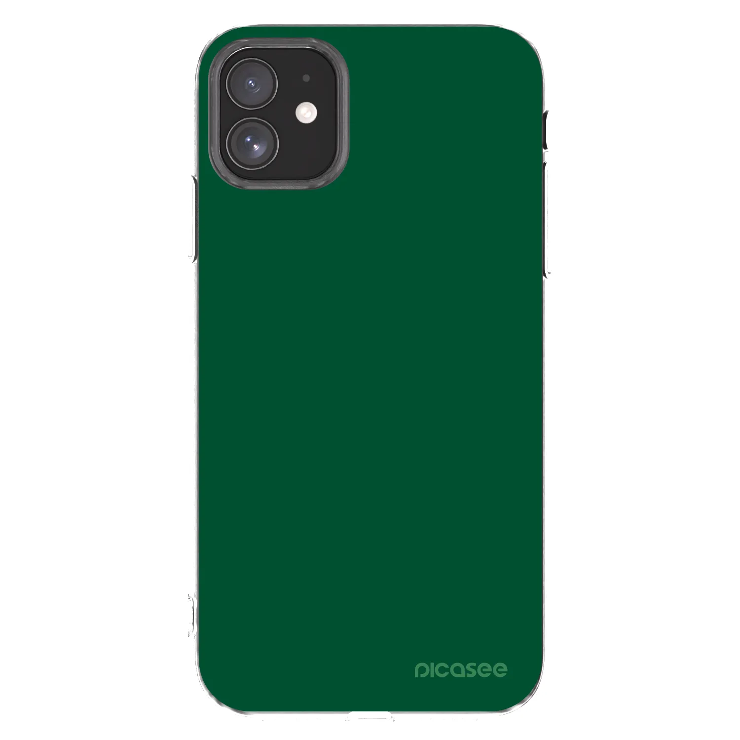 Picasee silikonski prozorni ovitek za Apple iPhone 11 - Green Gleam