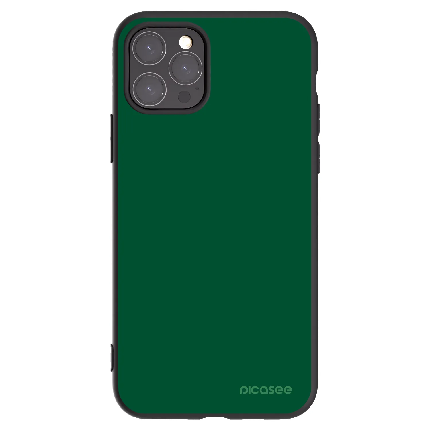 Picasee silikonski črni ovitek za Apple iPhone 11 Pro - Green Gleam