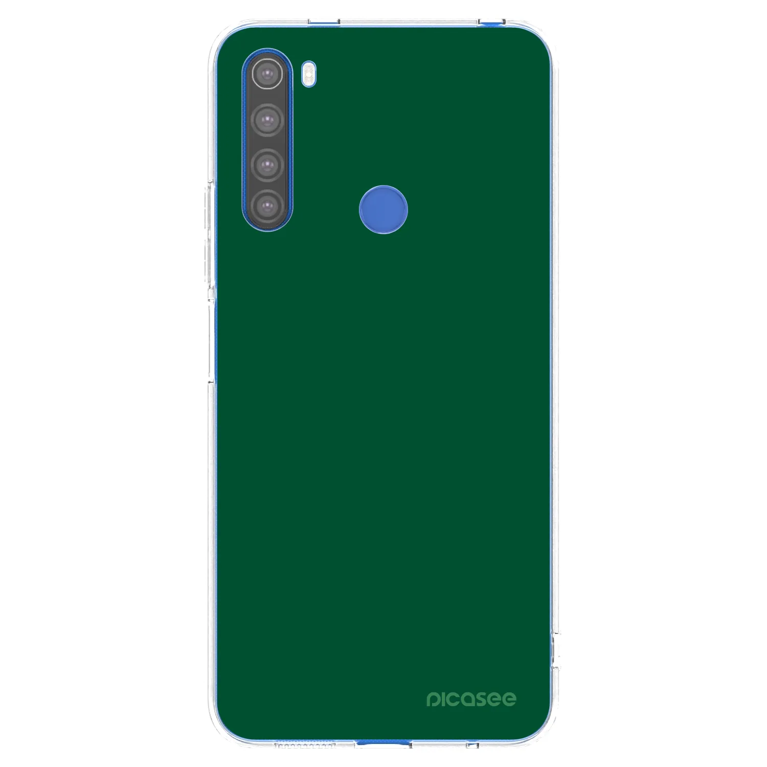 Picasee silikonski prozorni ovitek za Xiaomi Redmi Note 8T - Green Gleam