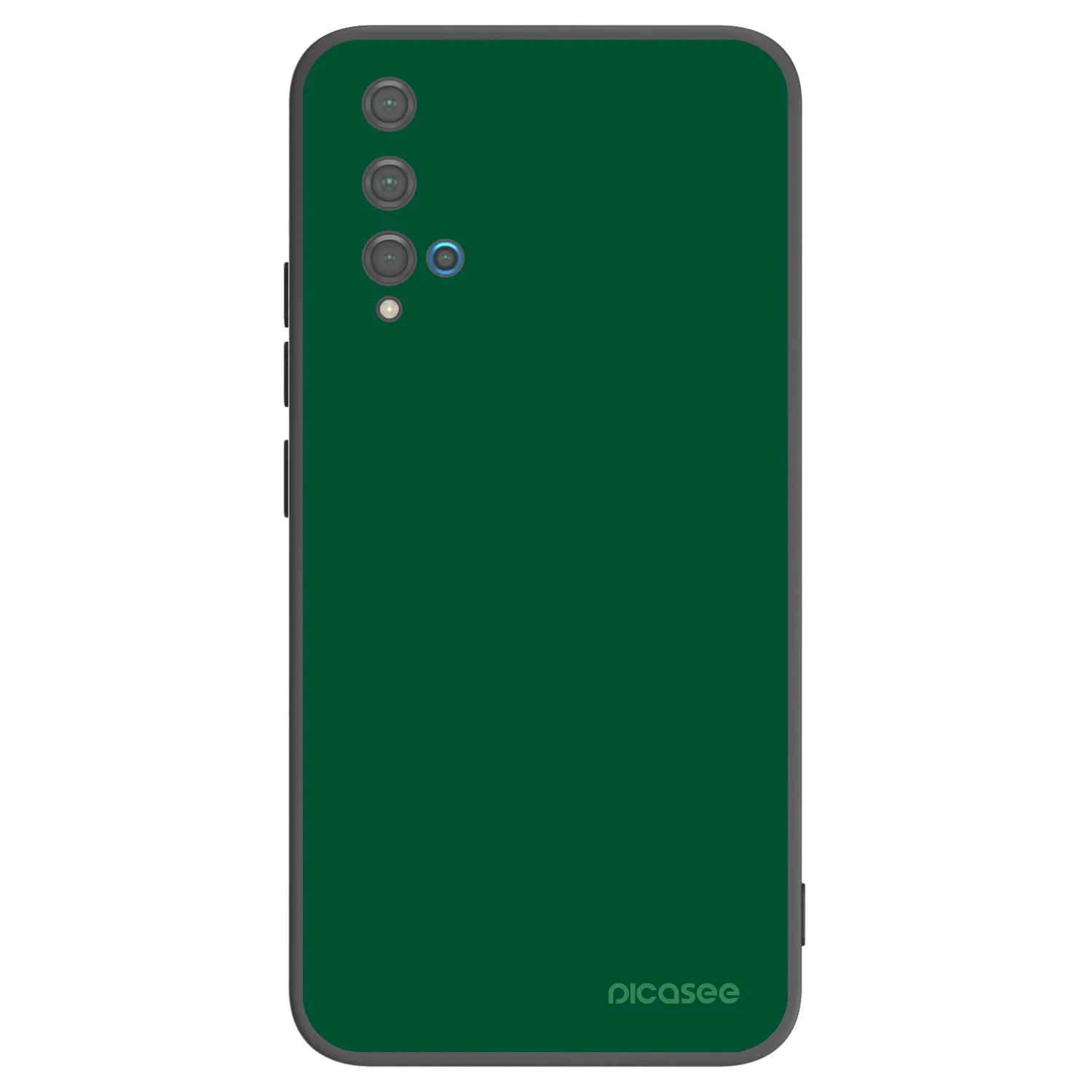 Picasee silikonski črni ovitek za Huawei Nova 5T - Green Gleam