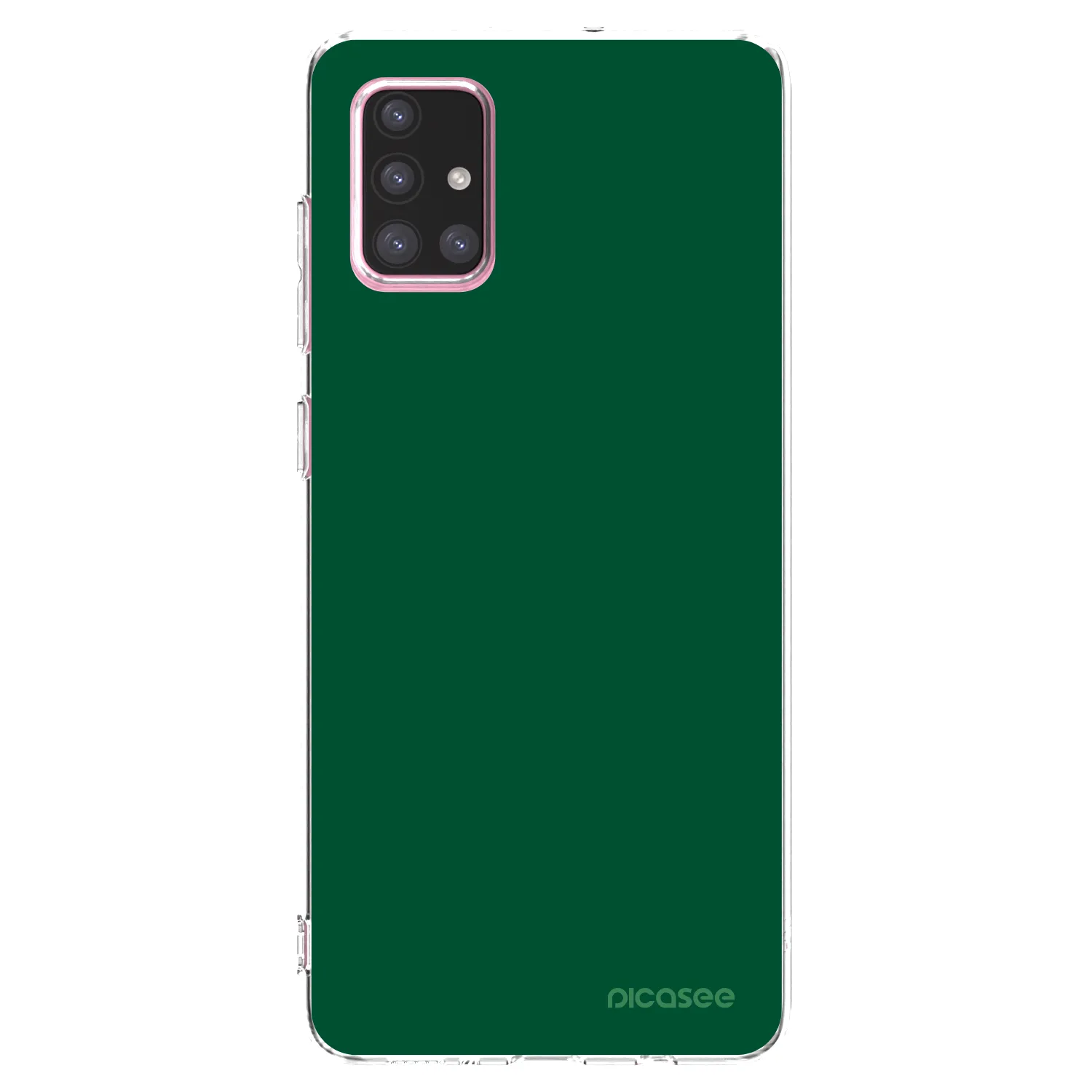 Picasee silikonski prozorni ovitek za Samsung Galaxy A71 A715F - Green Gleam
