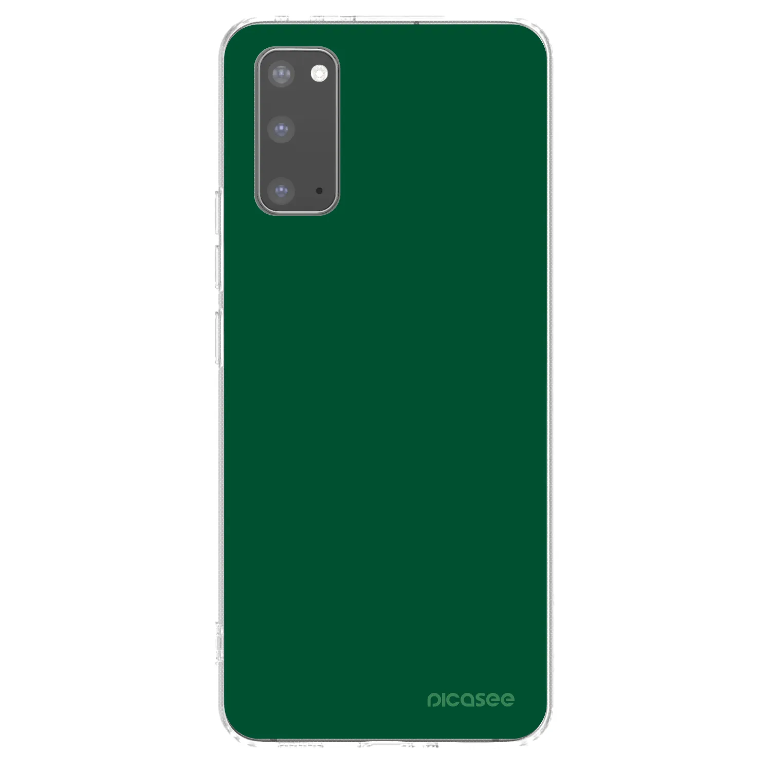 Picasee silikonski prozorni ovitek za Samsung Galaxy S20 G980F - Green Gleam