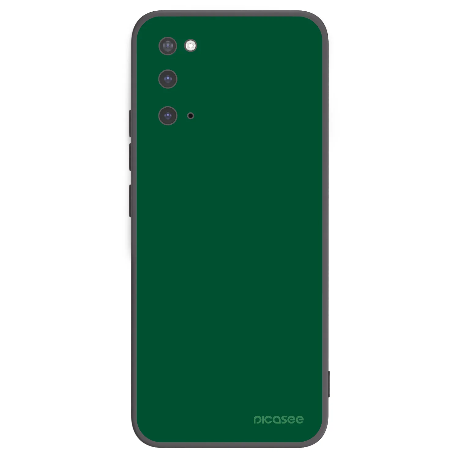 Picasee silikonski črni ovitek za Samsung Galaxy S20 G980F - Green Gleam