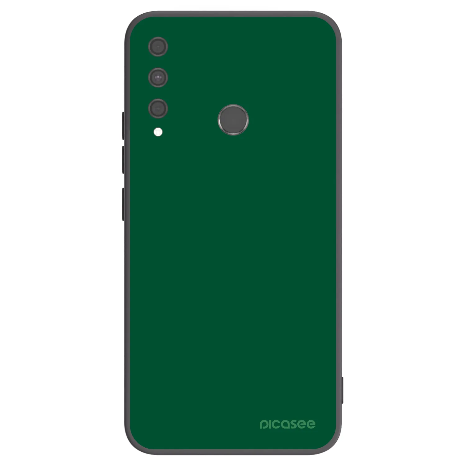Picasee silikonski črni ovitek za Huawei P40 Lite E - Green Gleam
