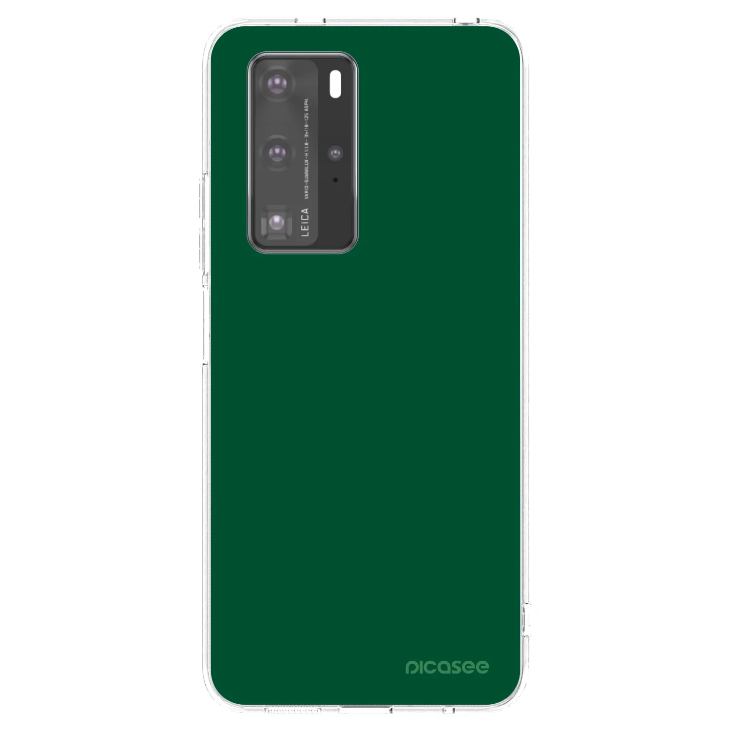 Picasee silikonski prozorni ovitek za Huawei P40 Pro - Green Gleam
