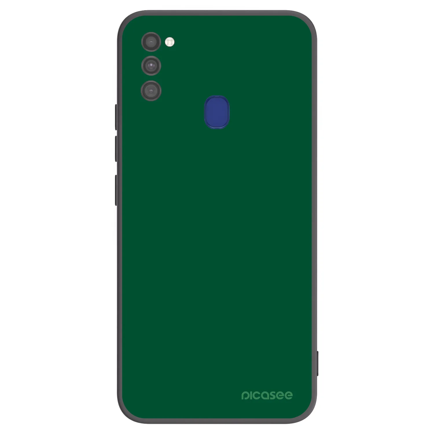 Picasee silikonski črni ovitek za Samsung Galaxy M21 M215F - Green Gleam