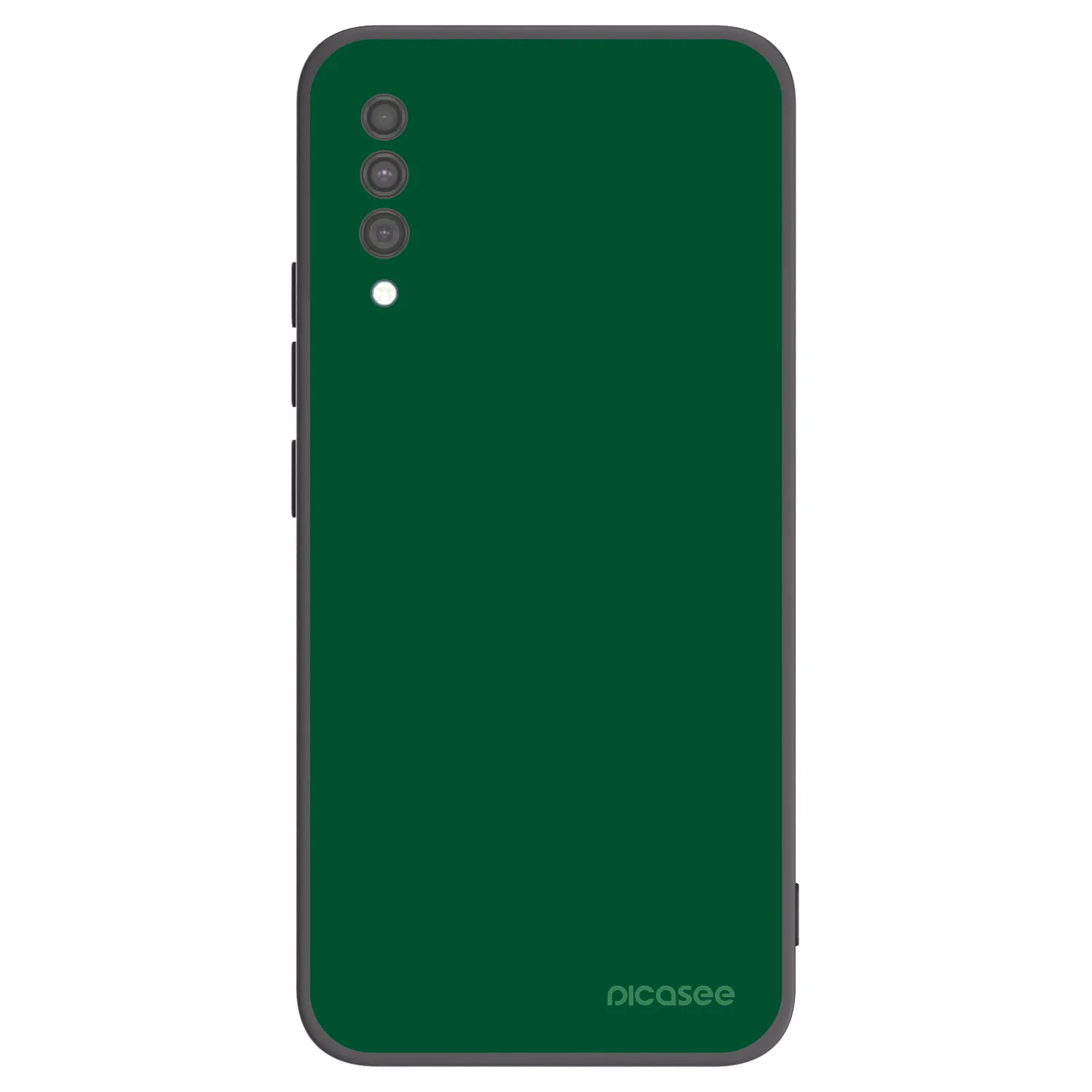 Picasee silikonski črni ovitek za Samsung Galaxy A30s A307F - Green Gleam