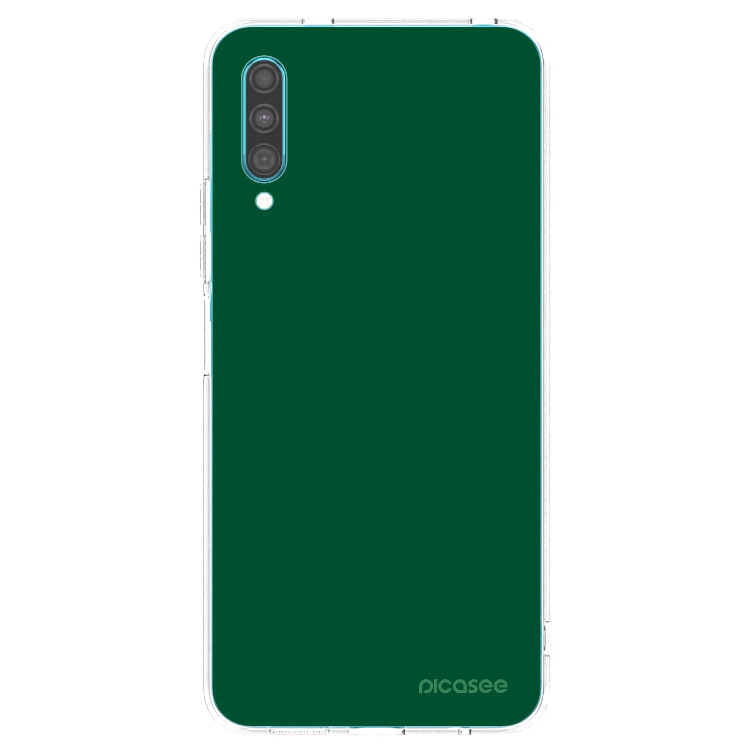 Picasee silikonski prozorni ovitek za Samsung Galaxy A30s A307F - Green Gleam