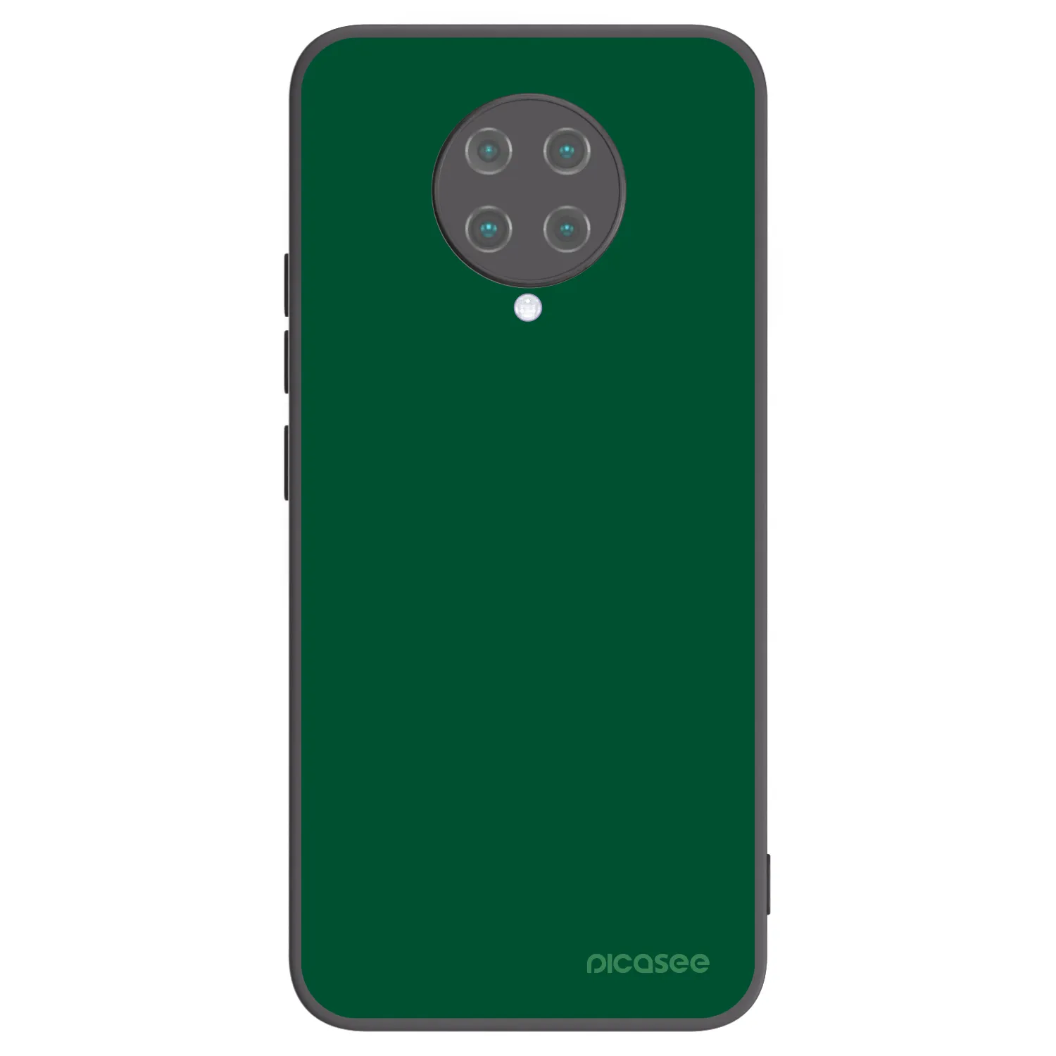 Picasee silikonski črni ovitek za Xiaomi Poco F2 Pro - Green Gleam