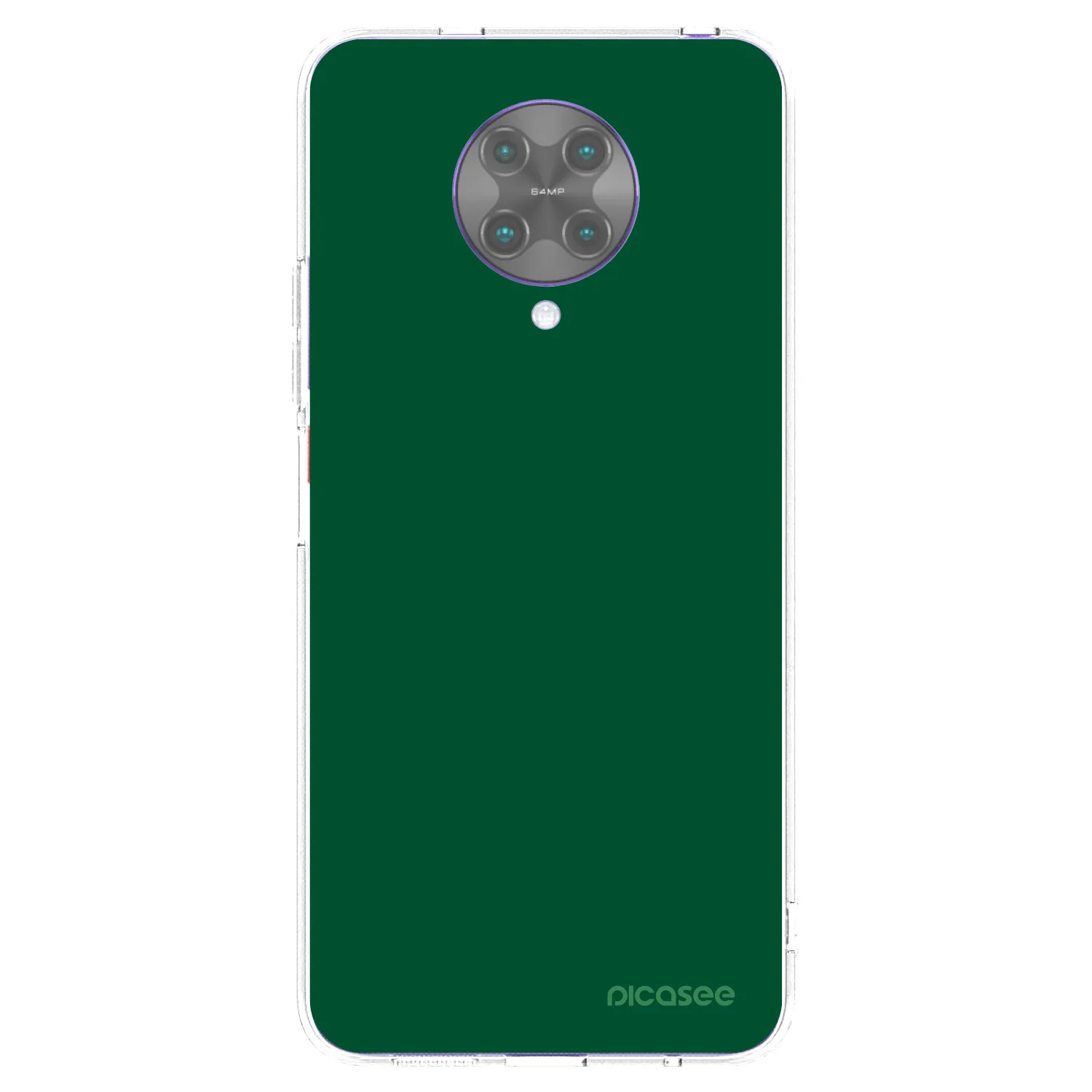 Picasee silikonski prozorni ovitek za Xiaomi Poco F2 Pro - Green Gleam