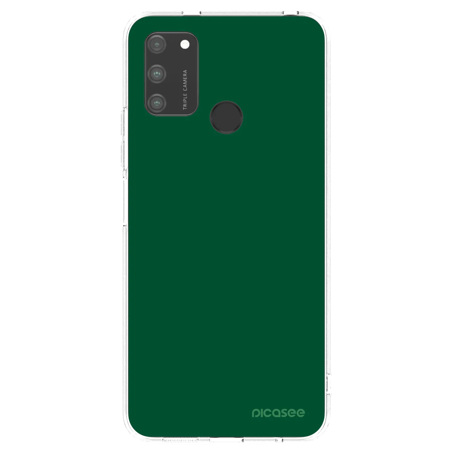Picasee silikonski prozorni ovitek za Honor 9A - Green Gleam