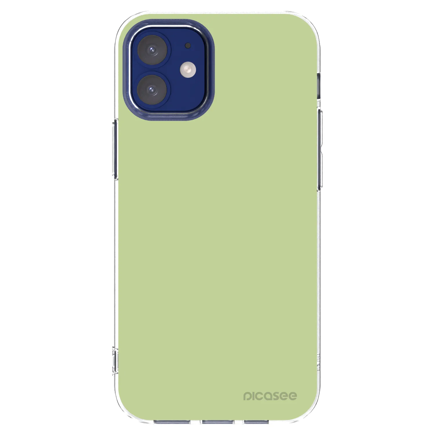 Picasee silikonski prozorni ovitek za Apple iPhone 12 mini - Heavenly Hints
