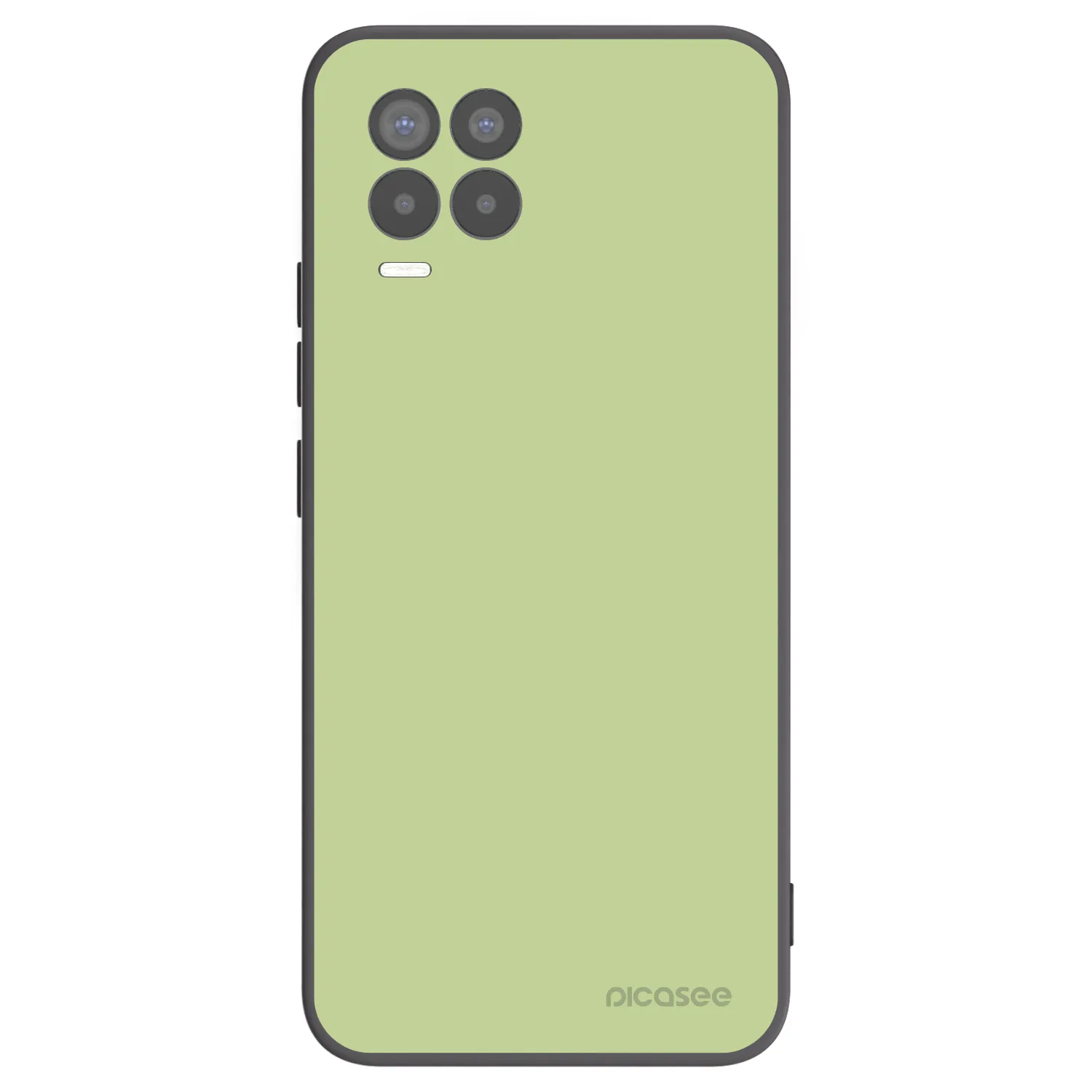 Picasee silikonski črni ovitek za Realme 8 4G - Heavenly Hints