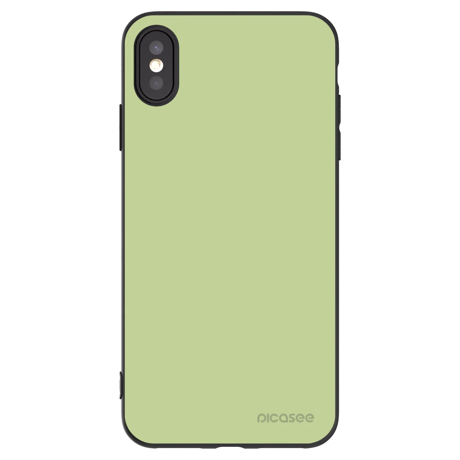 Picasee silikonski črni ovitek za Apple iPhone XS Max - Heavenly Hints