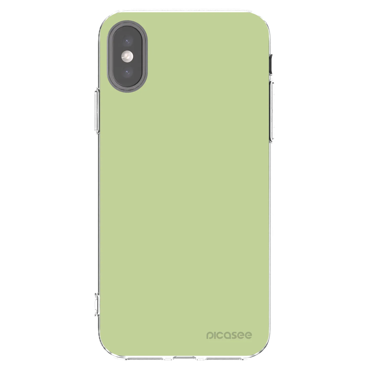Picasee silikonski prozorni ovitek za Apple iPhone X/XS - Heavenly Hints