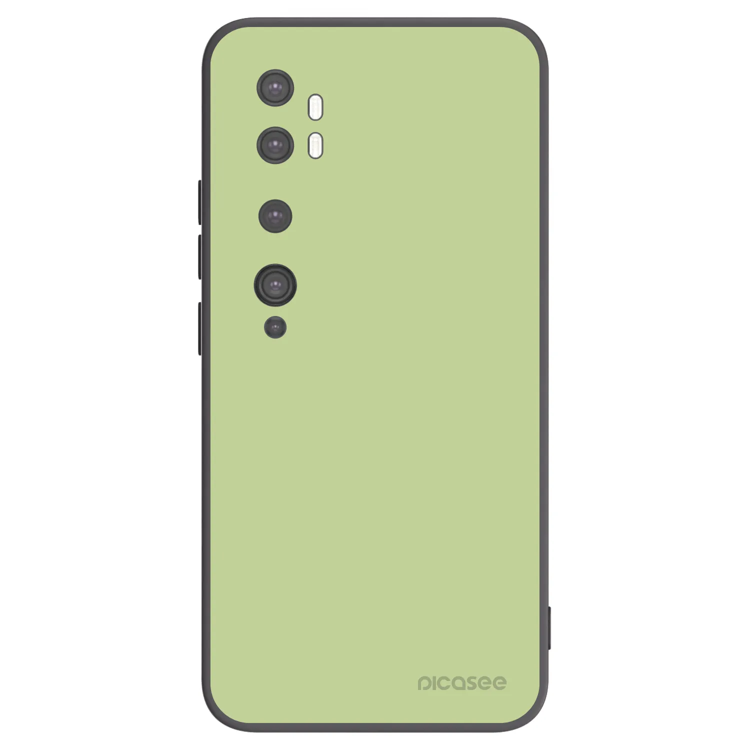 Picasee silikonski črni ovitek za Xiaomi Mi Note 10 (Pro) - Heavenly Hints