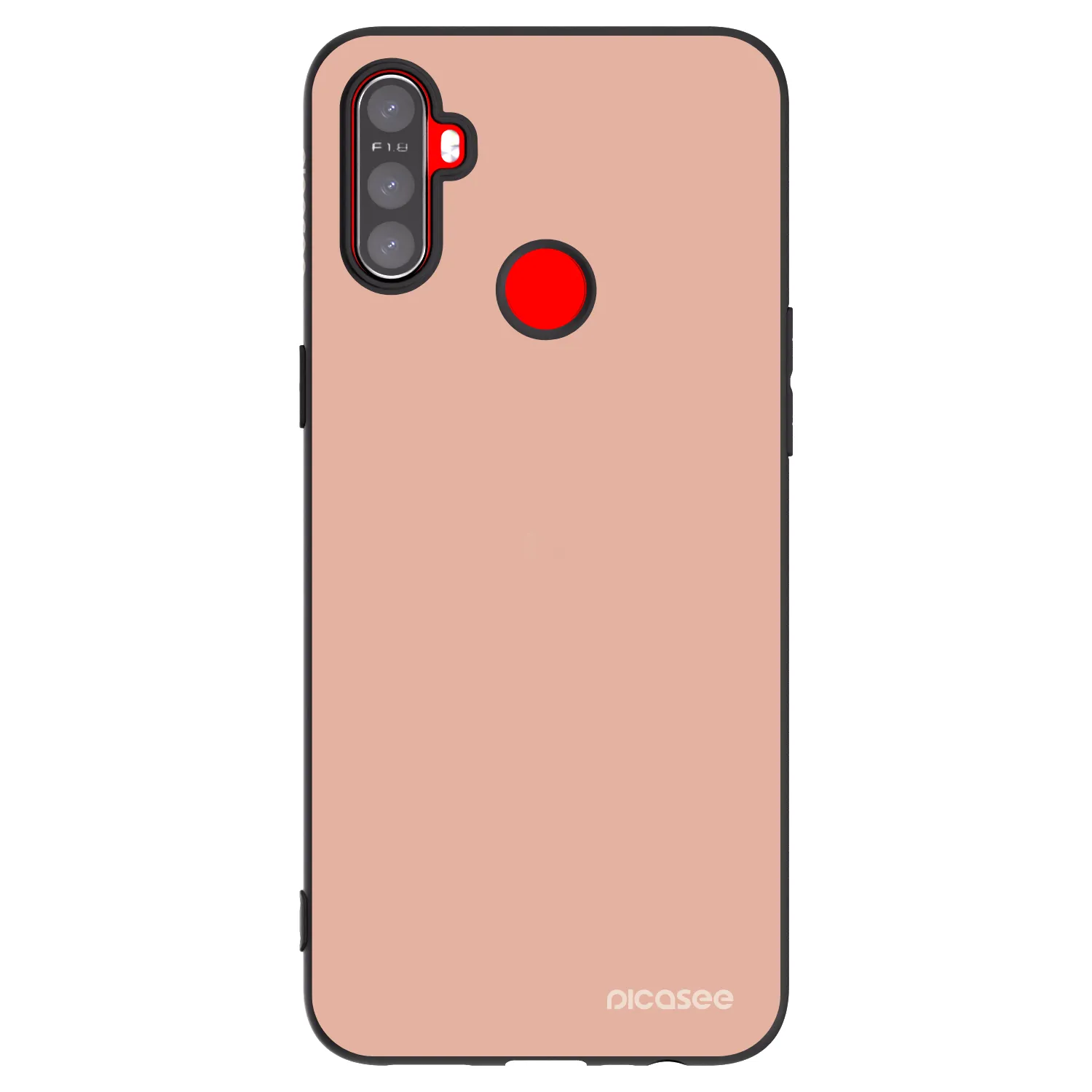 Picasee silikonski črni ovitek za Realme C3 - Lullaby