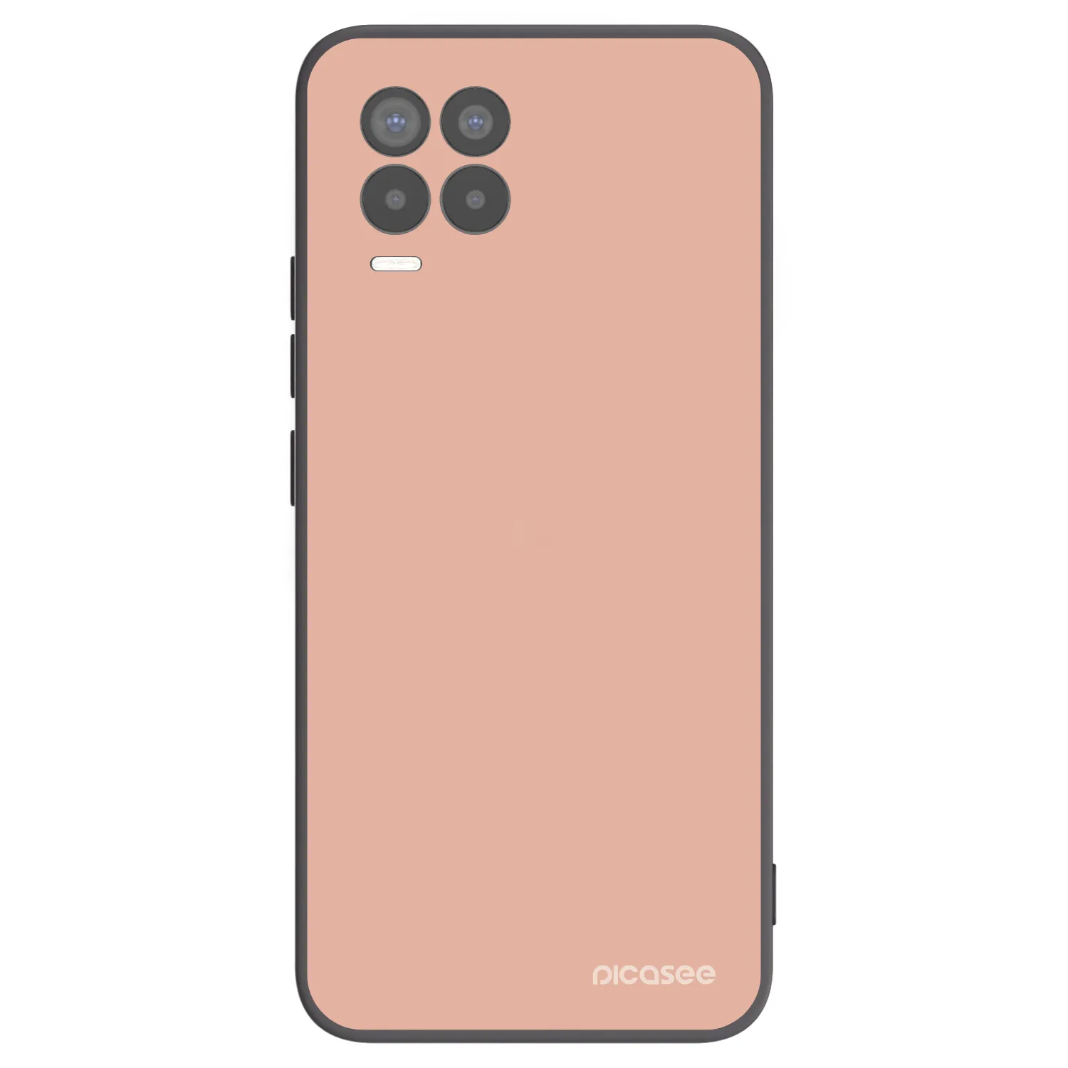 Picasee silikonski črni ovitek za Realme 8 4G - Lullaby