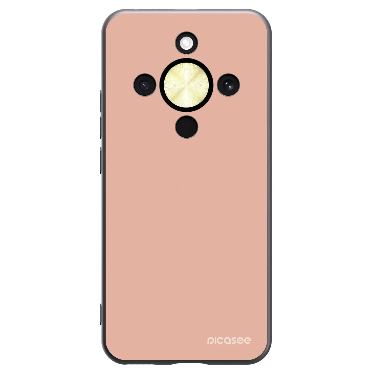 Picasee silikonski črni ovitek za Honor Magic8 Lite 5G - Lullaby