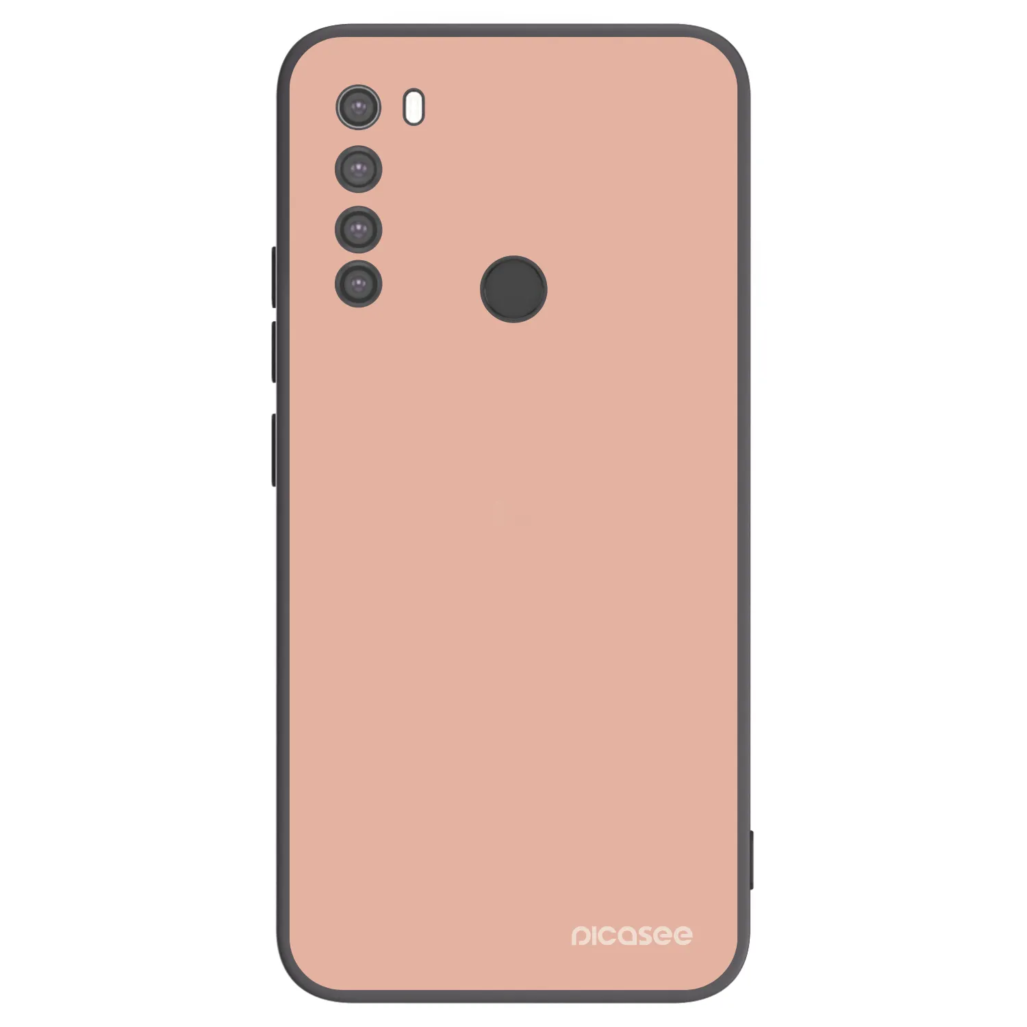 Picasee silikonski črni ovitek za Xiaomi Redmi Note 8 - Lullaby