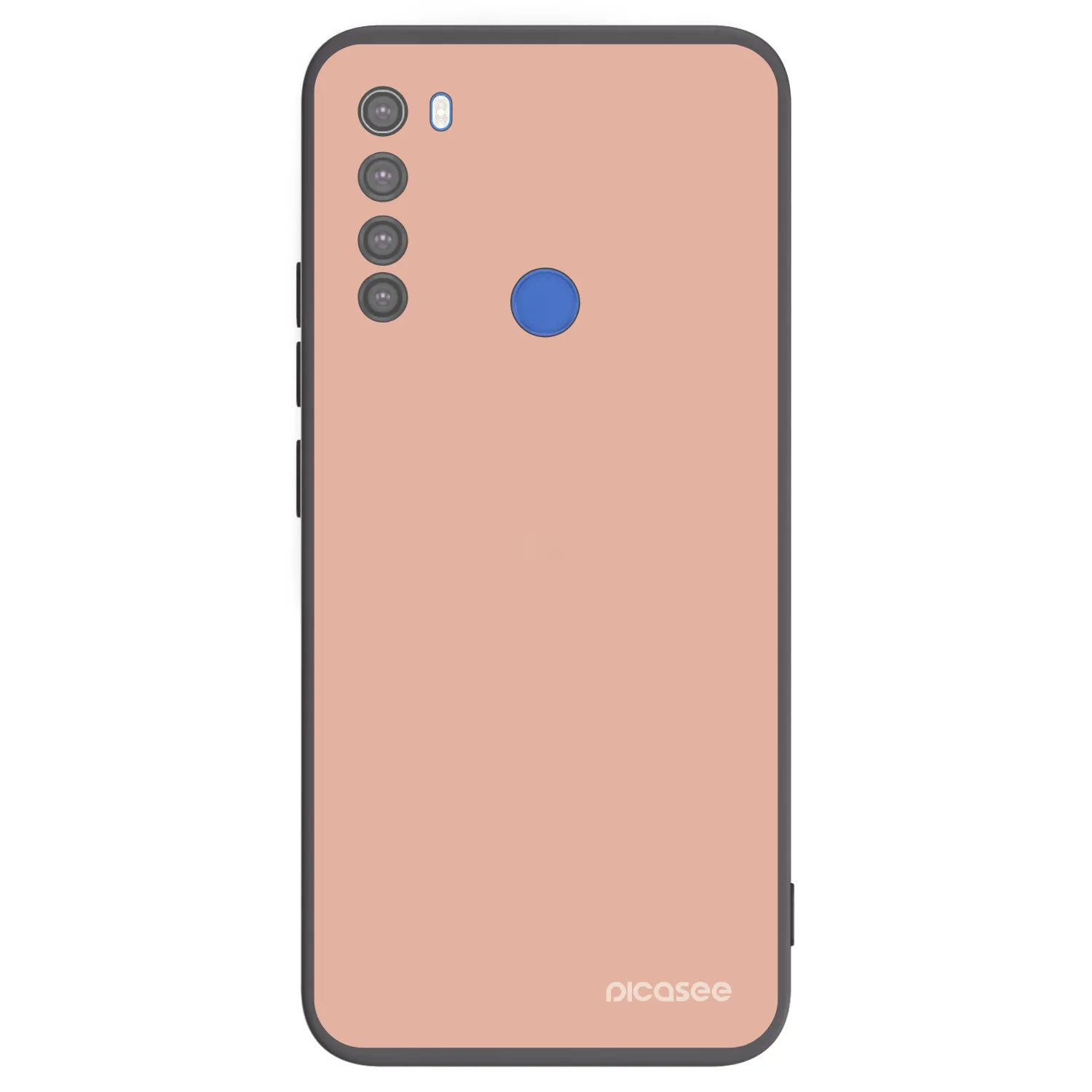 Picasee silikonski črni ovitek za Xiaomi Redmi Note 8T - Lullaby