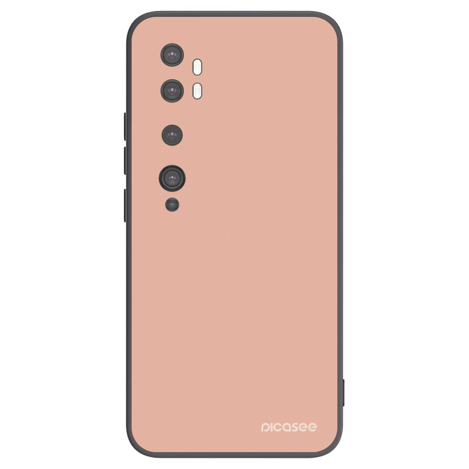 Picasee silikonski črni ovitek za Xiaomi Mi Note 10 (Pro) - Lullaby