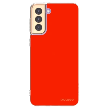 Picasee silikonski prozorni ovitek za Samsung Galaxy S21+ 5G G996F - Maranello Red