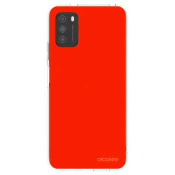 Picasee silikonski prozorni ovitek za Xiaomi Poco M3 - Maranello Red