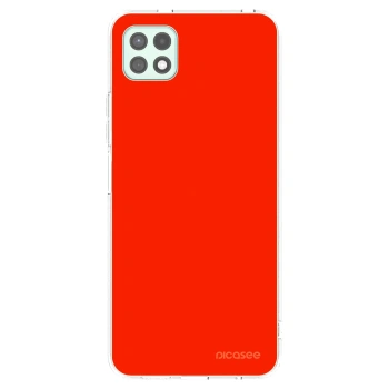 Picasee silikonski prozorni ovitek za Samsung Galaxy A22 A226B 5G - Maranello Red