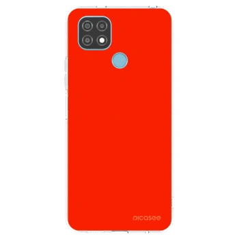 Picasee silikonski prozorni ovitek za Realme C21 - Maranello Red