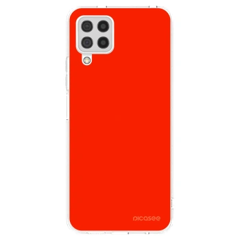 Picasee silikonski prozorni ovitek za Samsung Galaxy A22 A225F 4G - Maranello Red