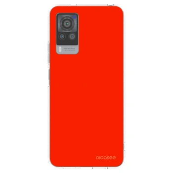 Picasee silikonski prozorni ovitek za Vivo X60 Pro 5G - Maranello Red