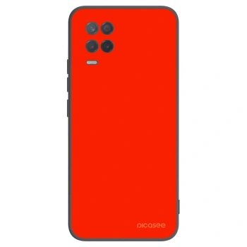 Picasee silikonski črni ovitek za Realme 8 5G - Maranello Red