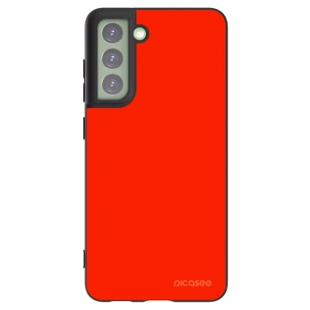 Picasee silikonski črni ovitek za Samsung Galaxy S21 FE 5G - Maranello Red