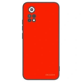 Picasee silikonski črni ovitek za Xiaomi Poco X4 Pro 5G - Maranello Red