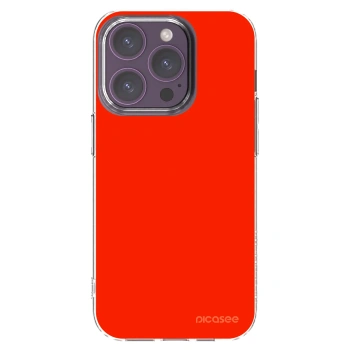 Picasee silikonski prozorni ovitek za Apple iPhone 14 Pro - Maranello Red