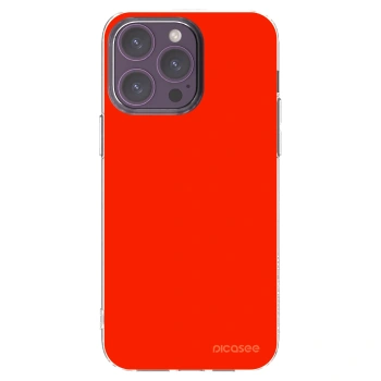 Picasee silikonski prozorni ovitek za Apple iPhone 14 Pro Max - Maranello Red