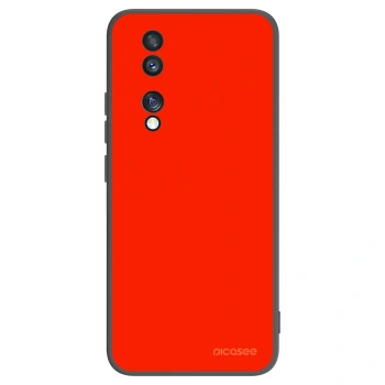 Picasee silikonski črni ovitek za Honor 70 - Maranello Red