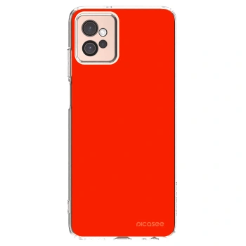 Picasee silikonski prozorni ovitek za Motorola Moto G32 - Maranello Red
