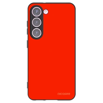 Picasee silikonski črni ovitek za Samsung Galaxy S23 5G - Maranello Red